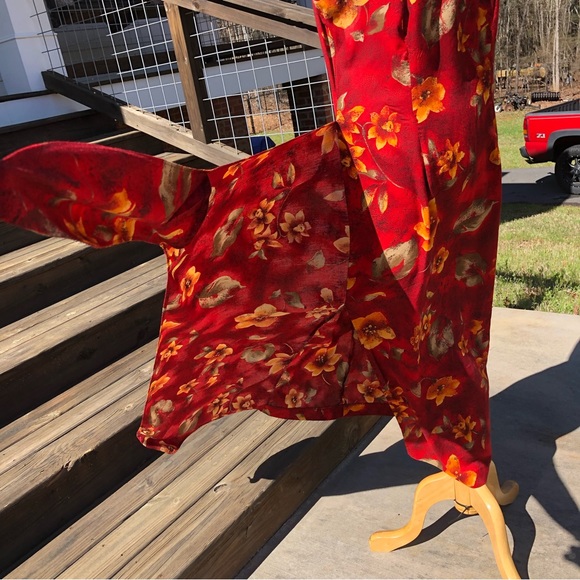 90’s Hawaiian wrap dress - Picture 9 of 10